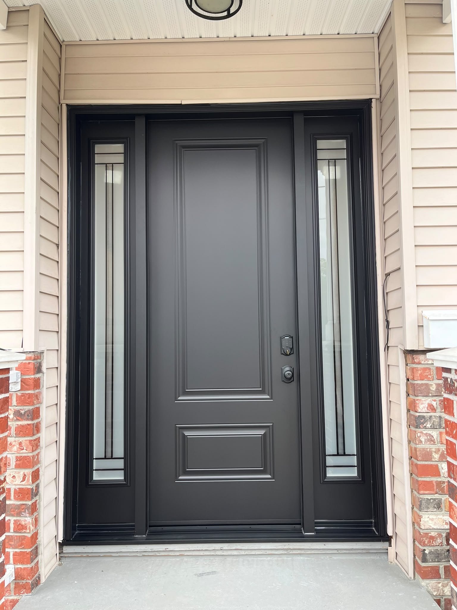 Modern energy-efficient entry door
