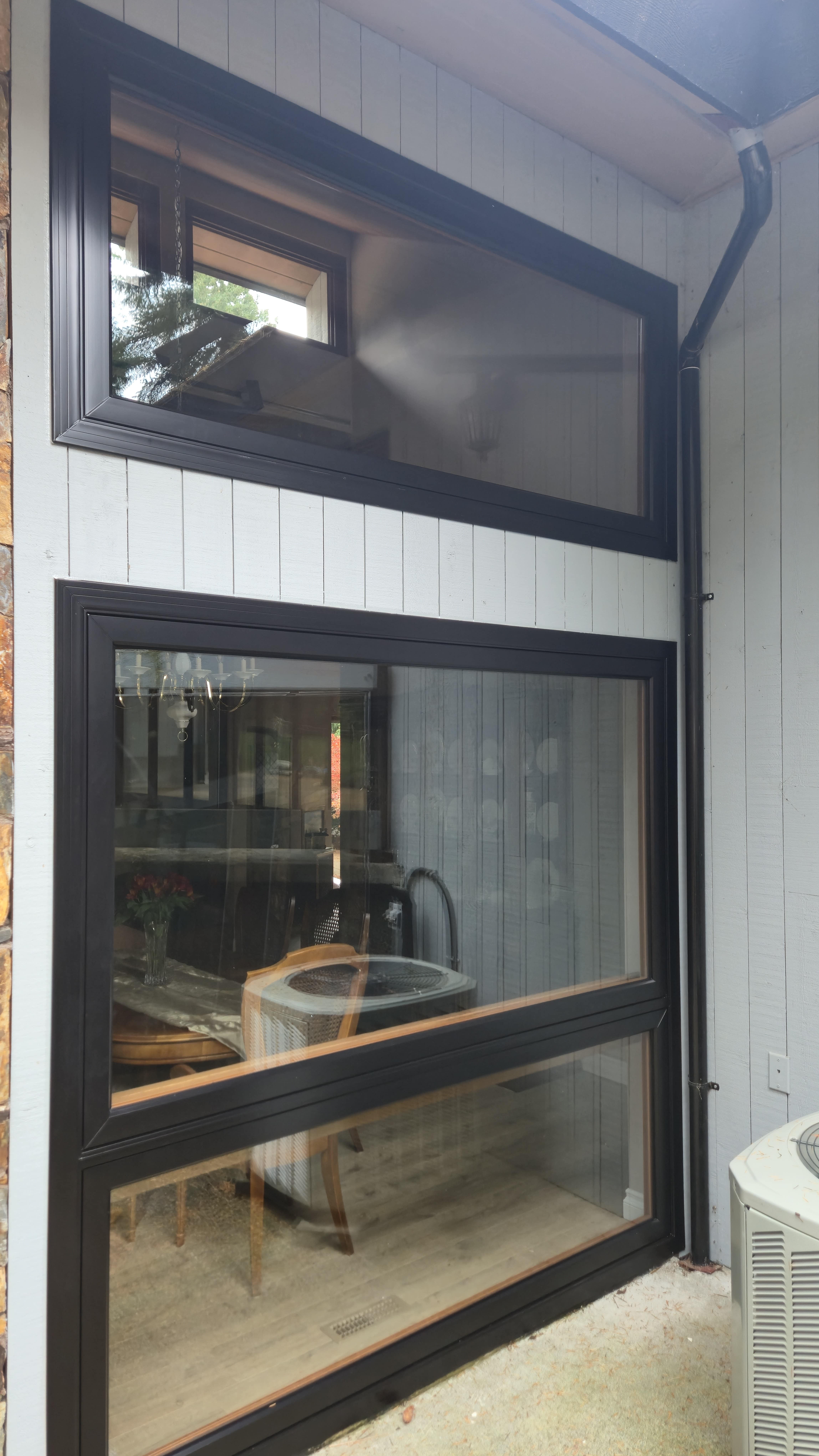 Modern window replacements in a Chilliwack home designed to maximize natural sunlight