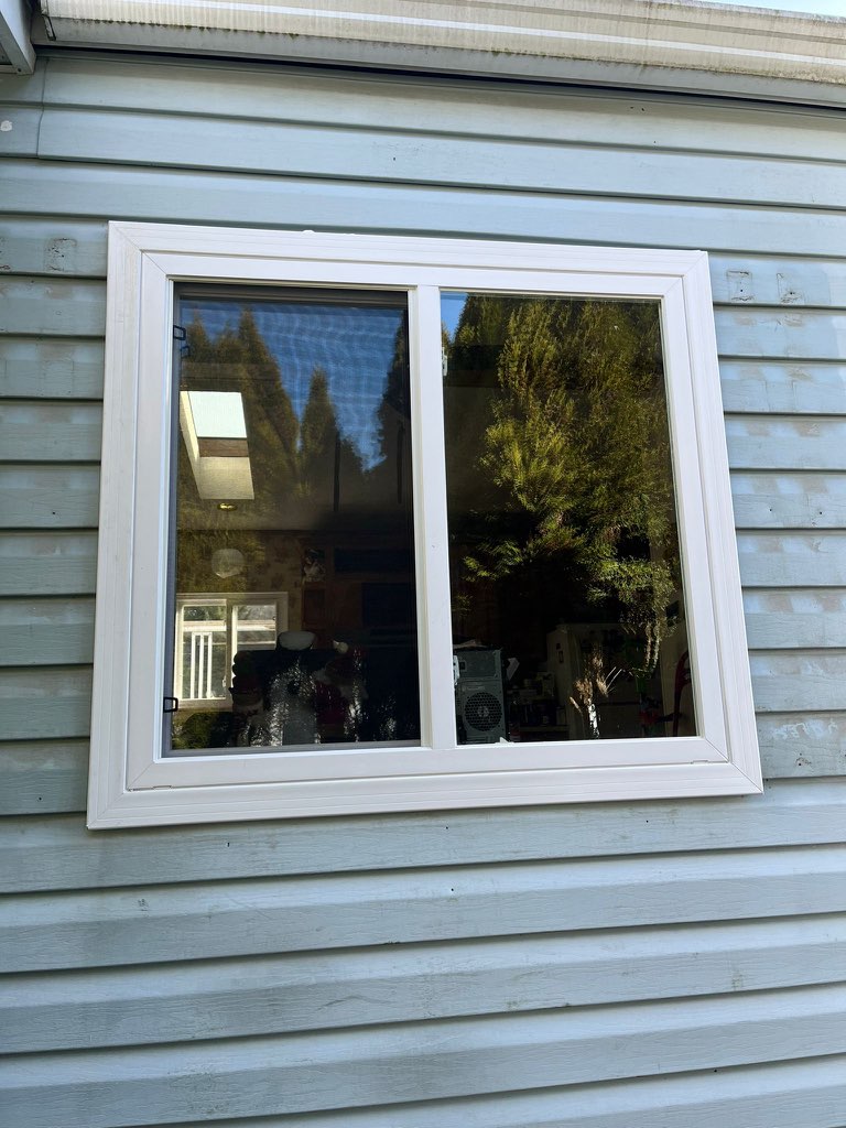 Pitt Meadows house improvement featuring energy efficient horizontal slider window