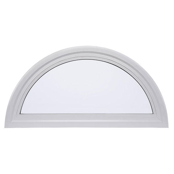 Custom-shaped window with a unique design, tailored to fit specific architectural needs and styles.