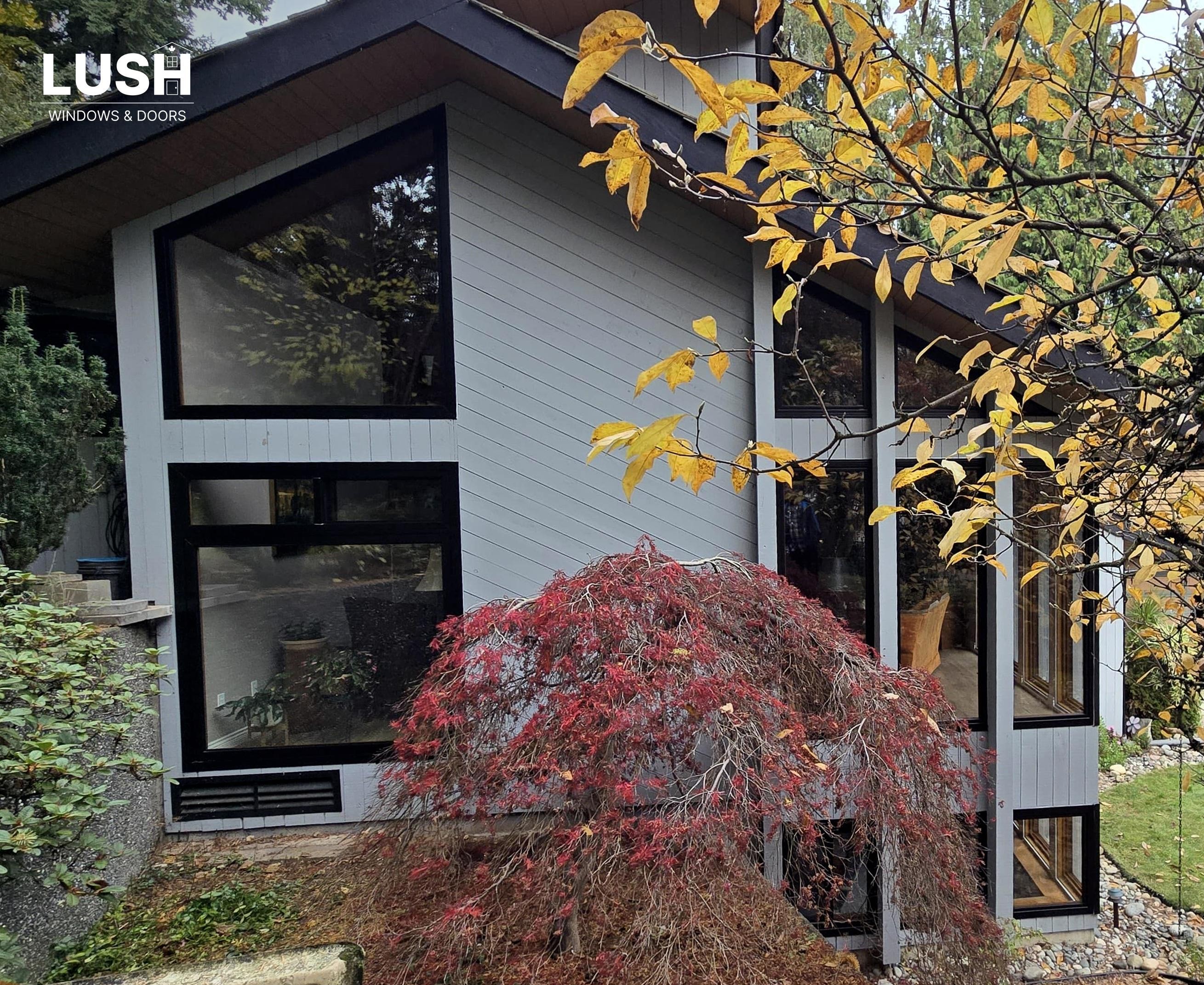 Shape windows black West Vancouver