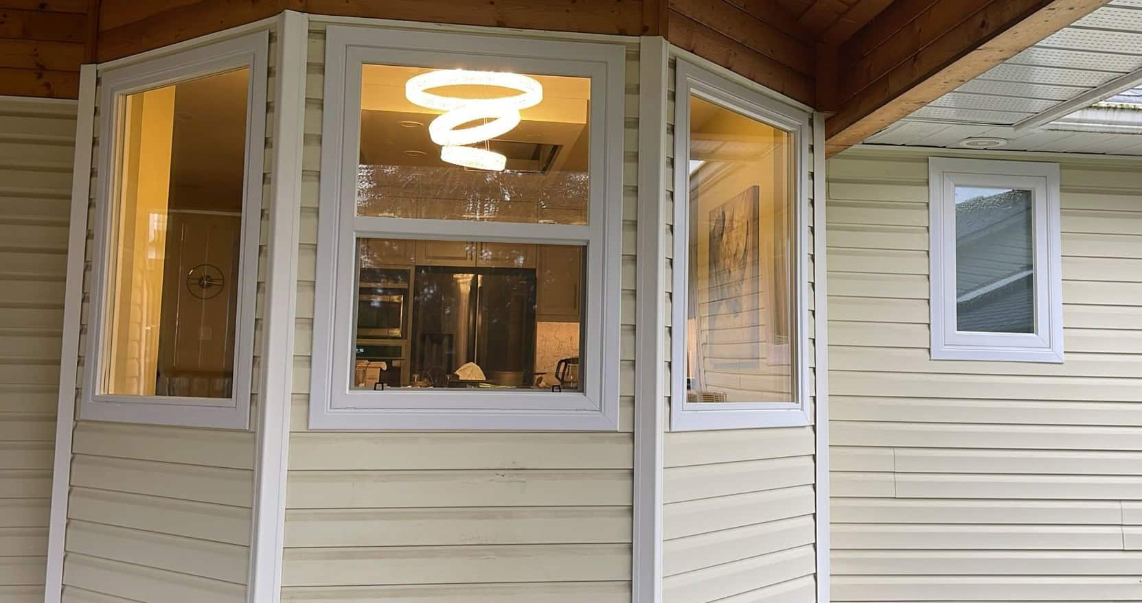 Stylish window upgrade improving home exterior and interior aesthetics in Abbotsford